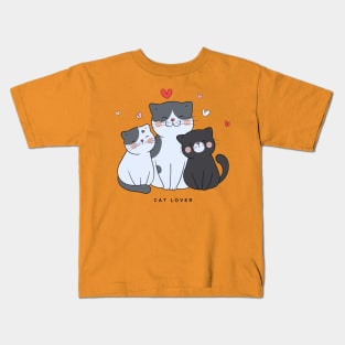 Cat Lover Kids T-Shirt